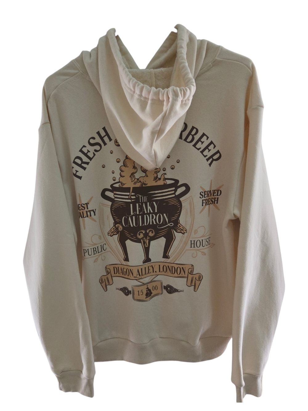 Harry Potter Butterbeer Leaky Cauldrem Special Edition Hoodie SZ M